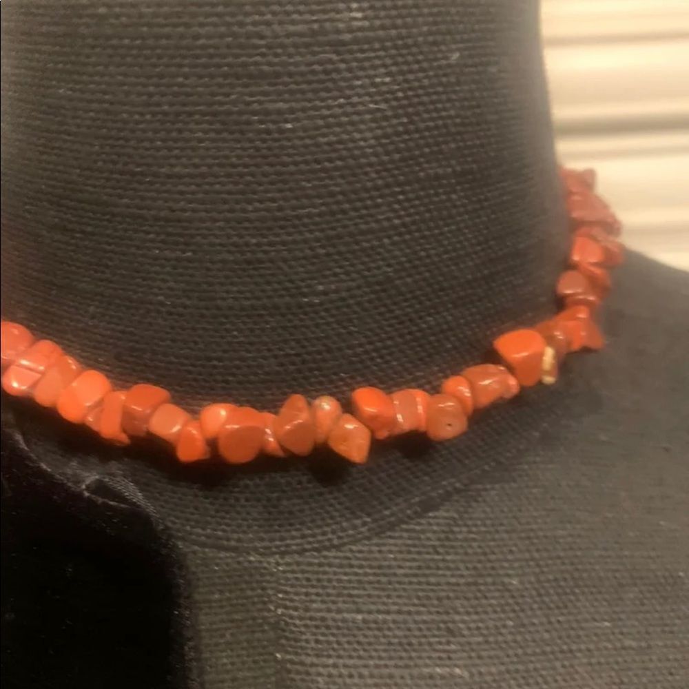 jasper necklace, natural gemstone choker necklace